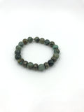 African Turquoise bracelet with Pyrite